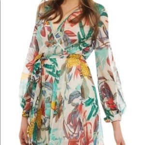 Long multi maxi dress from Akira.